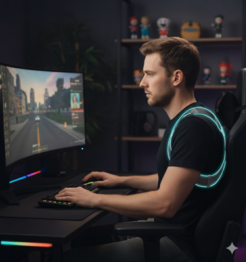 Black Spinetie Back Support Brace