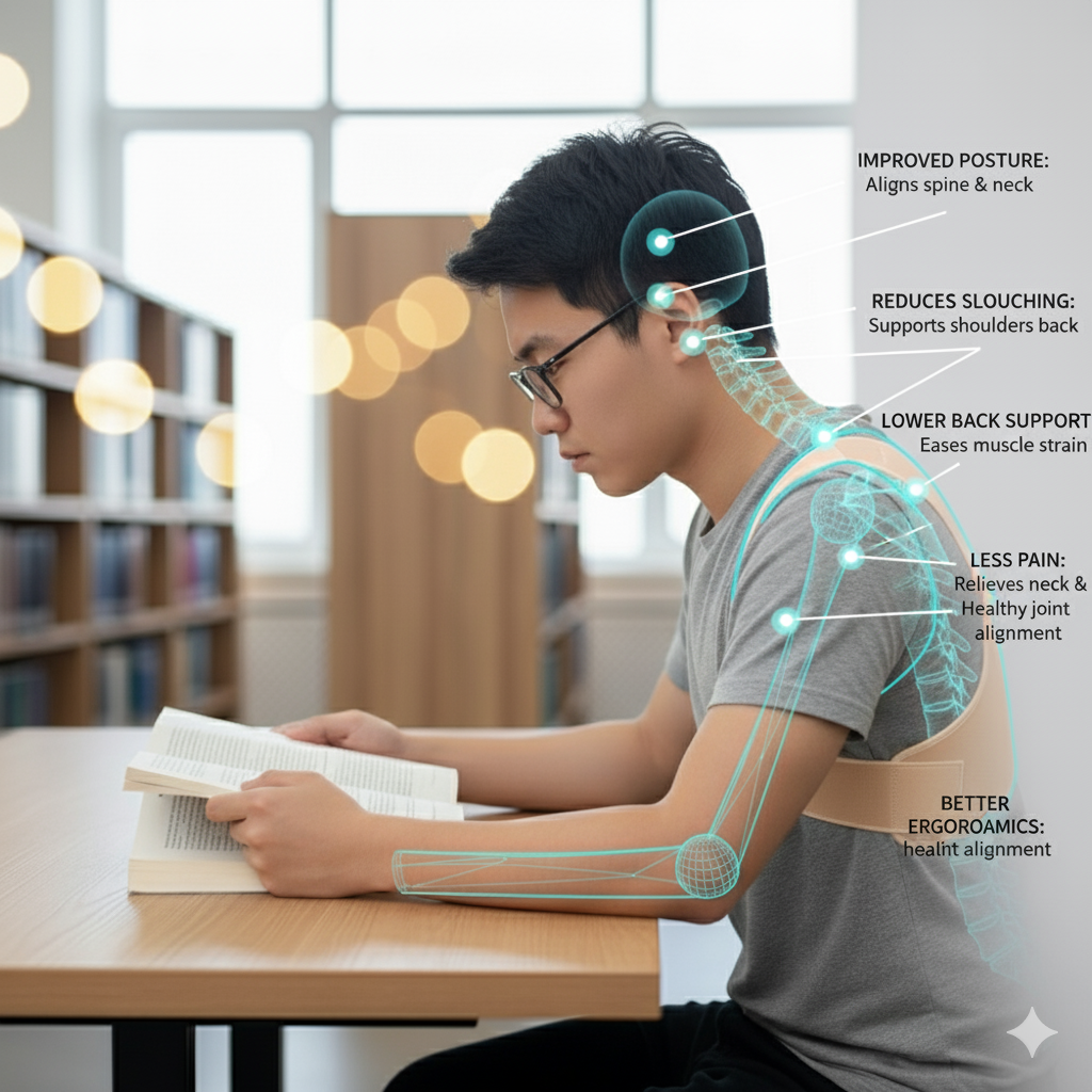 Skin/Nude Spinetie Back Support Brace