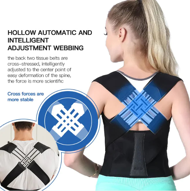 Black Spinetie Back Support Brace